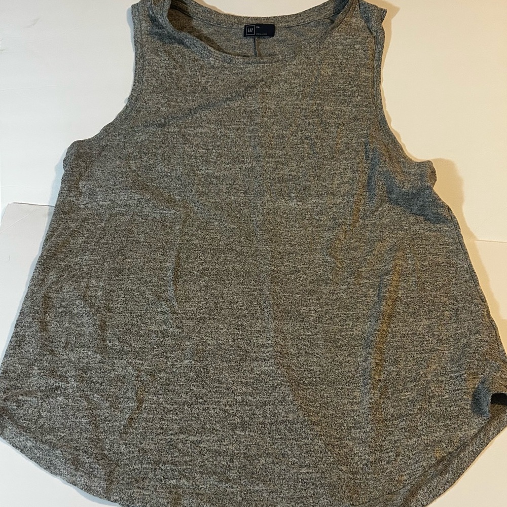 XXL women’s gap Heather knit top gray